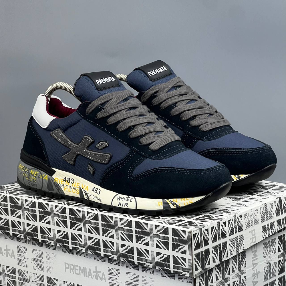Кроссовки Premiata GoreTex ТЕРМО #369 (син.)