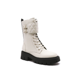 Кожаные ботильоны sery Guess - кремовый(FL7SER LEA10)