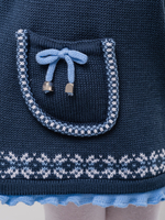 Сарафан вязаный "Зимние фантазии"