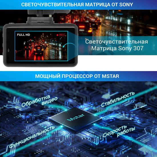 Радар-детектор с видеорегистратором TrendVision DriveCam Signature