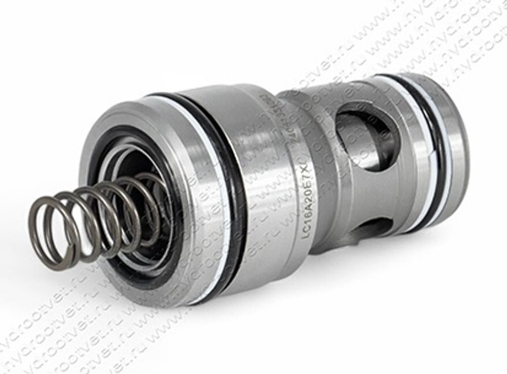 LC16A20E7X/ - Логический клапан (патрон) Ду16, соотношение площадей A = 2:1 (кольцо = 50%), давление открытия 2 бар, E = без демпфера, уплотнение NBR