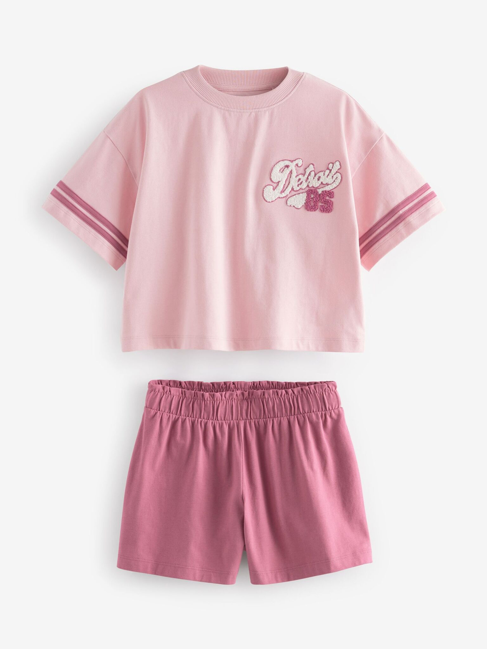 Пижама для девочки Next 195-938, 3 шт., Розовый, Бежевый