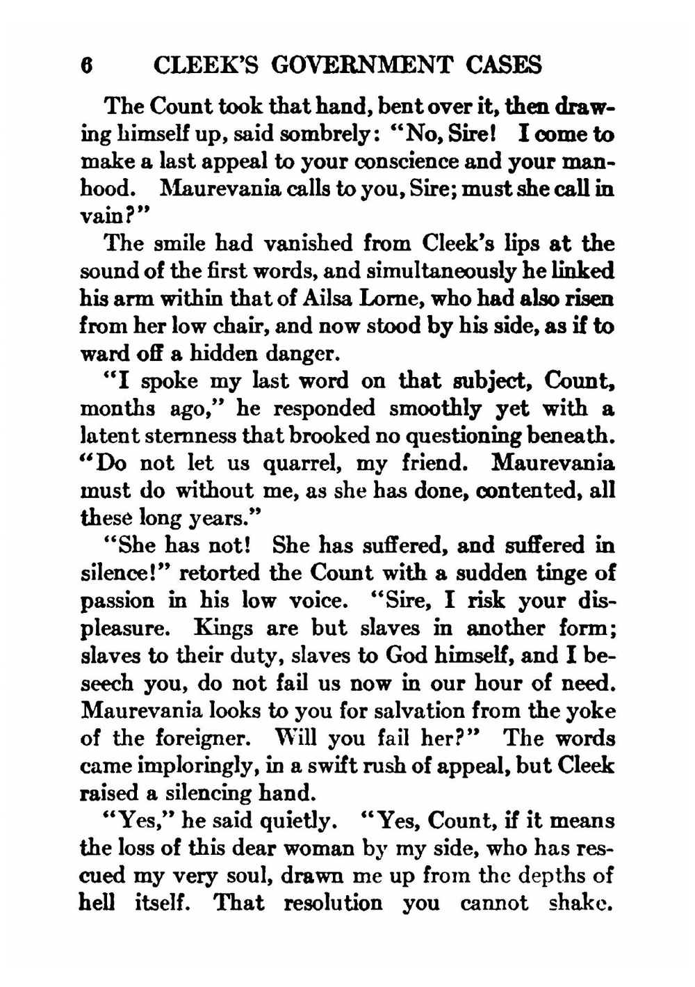 Cleek's Government Cases | Thomas W. Hanshew