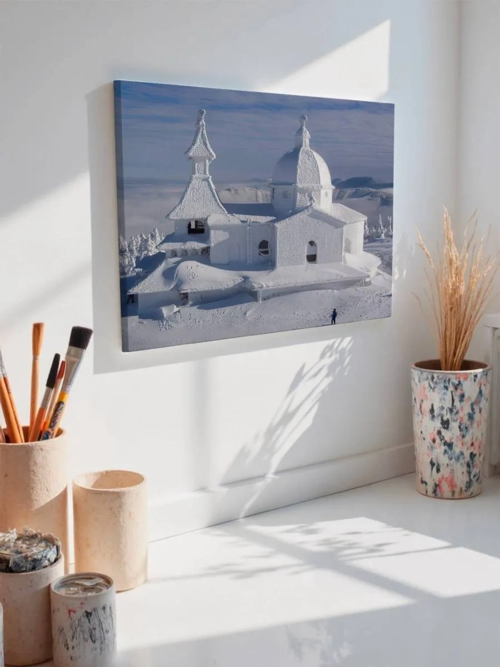 Картина на стену 40 X 50 Снежный храм