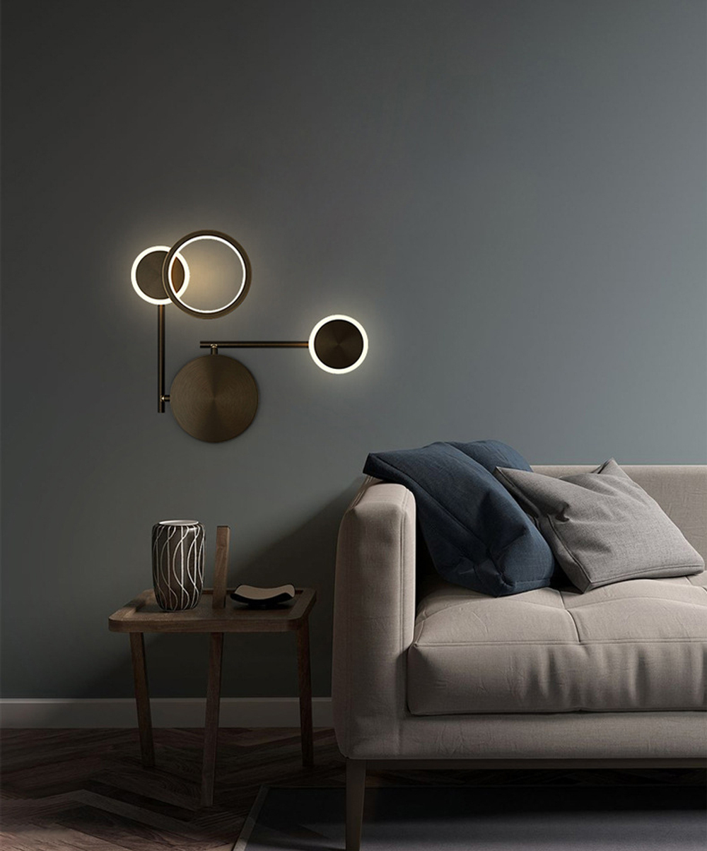 Wall design lamp    (Black)Pauvet