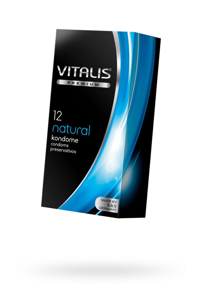 Презервативы Vitalis Premium Natural - классические, 12 шт