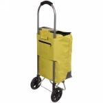 Тележка хозяйственная с сумкой (86*32*28см, колеса 14см,грузоподъемность до 15 кг) желтая ST-821