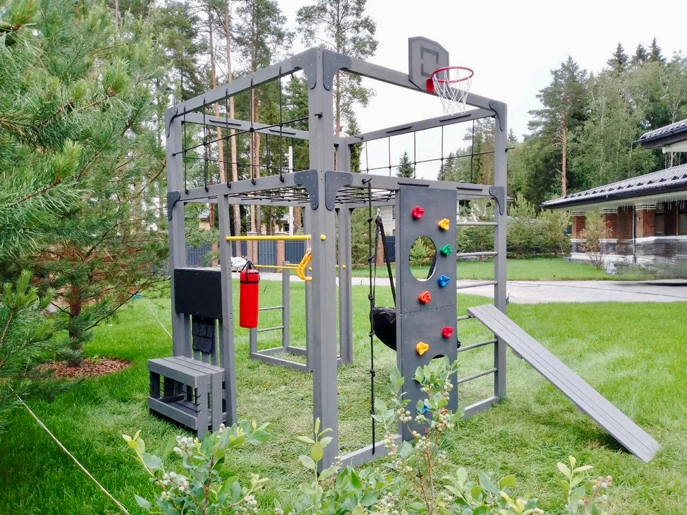 Детская площадка Савушка КУБ-1 (Серый)