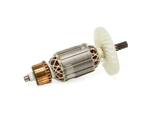 Ротор (якорь) для циркулярной пилы Hitachi C7MFA L-152 mm, D-41,5 mm, 8 зубьев, наклон вправо