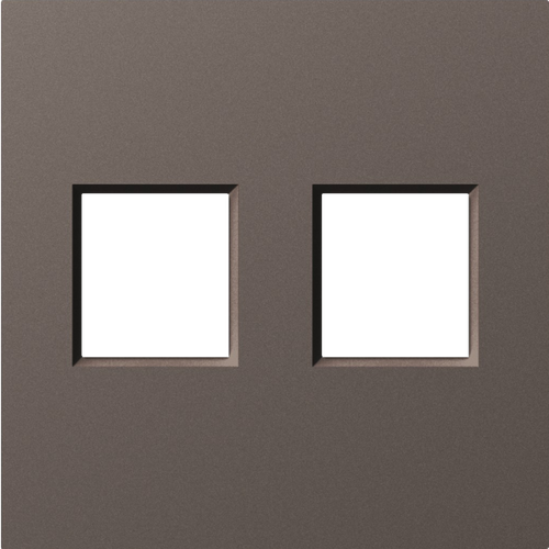 Накладка 2-я для розеток RJ45, TV, SAT, мокко, серия A07