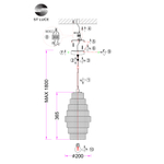 SL1001.103.01 Подвес ST-Luce Хром/Дымчатый E27 1*40W