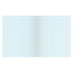 Тетрадь ЗЕЛЁНАЯ обложка 24 л., клетка с полями, офсет, "ПЗБМ", 19858, 20шт