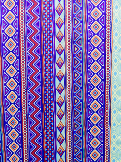 Ткань бязь плательная, рис. " Африканский орнамент", ширина 150 см, арт. 1032