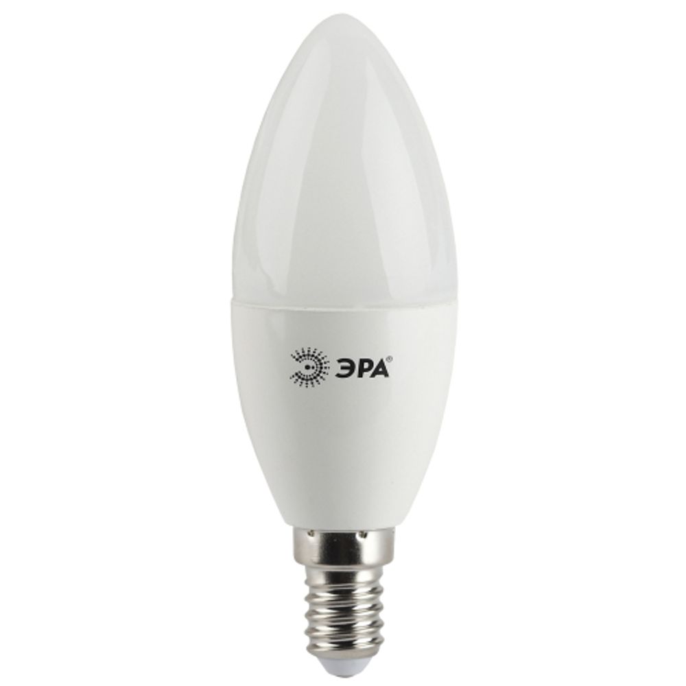 Лампочка светодиодная ЭРА STD LED B35-5W-827-E14 E14 / Е14 5Вт свеча теплый белый свет | Лампочки