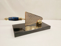 Подарок строителю " Сувенирный мастерок" малый на камне