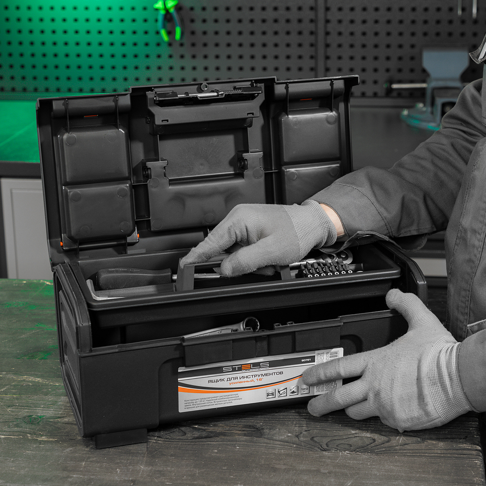 Ящик для инструментов, усиленный 16" Stels