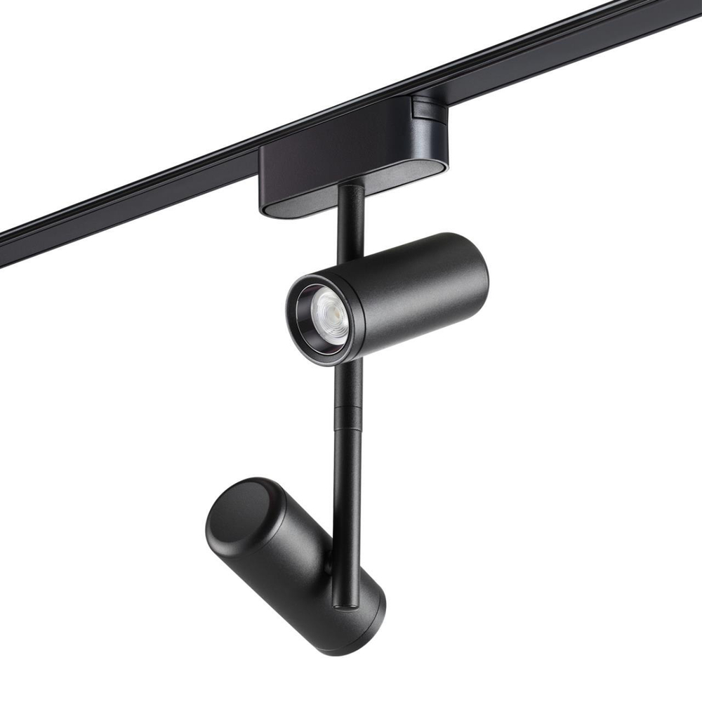 359106 SHINO NT23 187 черный Трековый светильник для низков. шинопровода IP20 LED 4000K 2*8W 48V 1360Лм SMAL