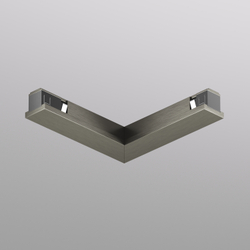 TR5723-DN Электрический коннектор для трека SHINE BASE 90° потолок-потолок, темный никель, алюминий