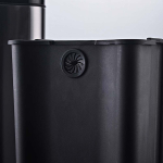 Ведро для мусора сенсорное, квадратное, внутр ведро, Foodatlas JAH-6310, 7 л (белый)