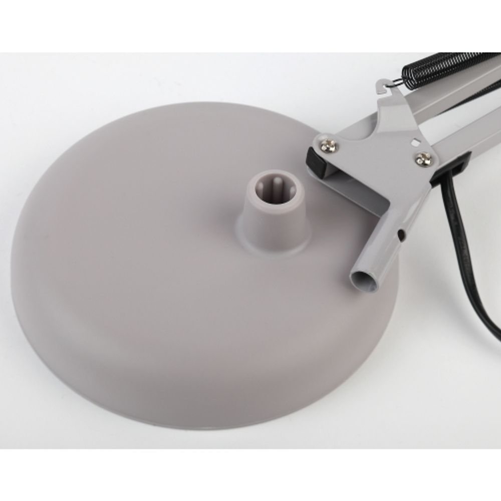 Настольный светильник ЭРА N-123-Е27-40W-GY серый