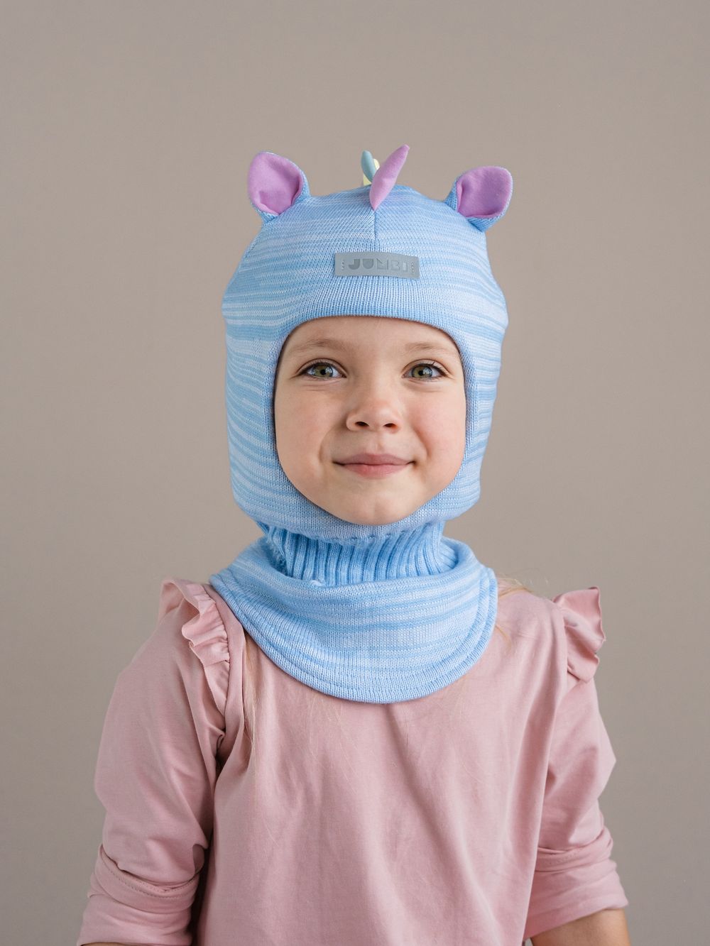 Шлем зимний вязаный (Голубое небо) UNIC