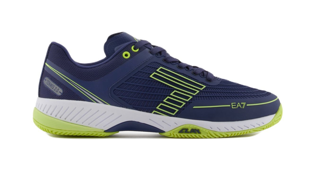 Мужские кроссовки теннисные EA7 Unisex Woven Sneaker Clay - белый