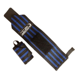 Бинты спортивные, кистевые бинты для жима, напульсники для тяжелой атлетики, жесткость -Средняя, комплект  45 см *2 шт