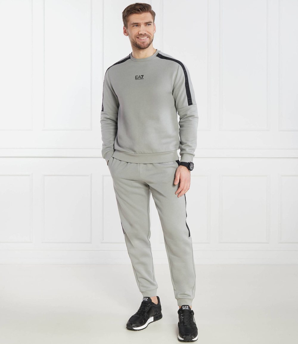 Худи EA7 - серый(3DPM58 PJ07Z)