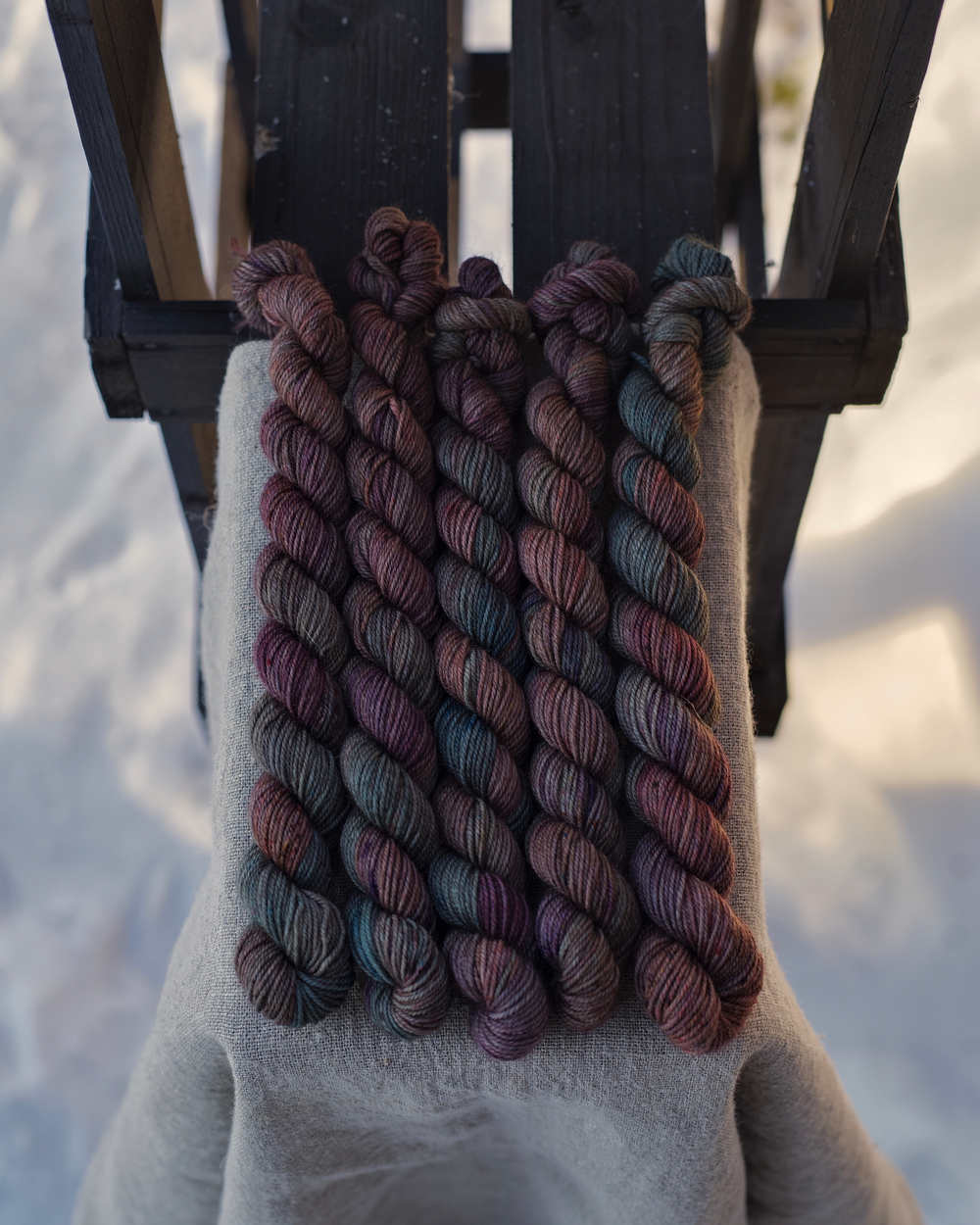 Носочная пряжа с пухом яка "Древний город" (мини)