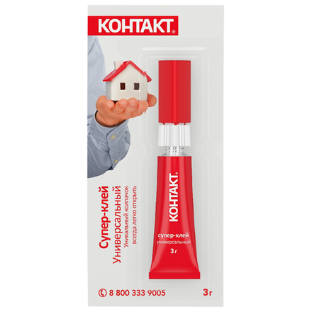 Клей-супер "Контакт" Универсальный 3гр