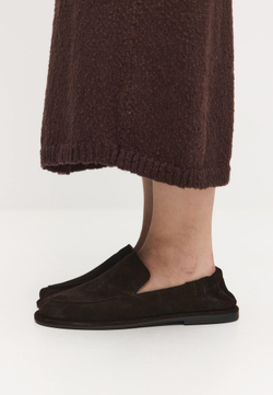 Лоферы // Julia // Chocolate // Suede