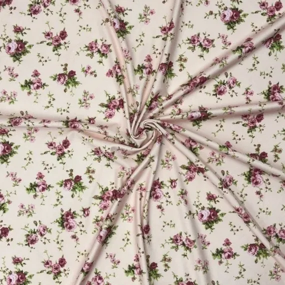 Микрофибра пудровый принт, Азия