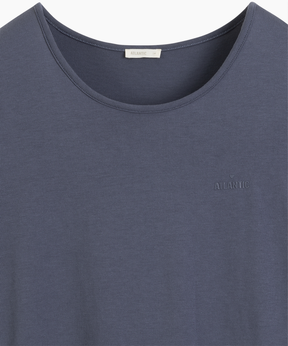 Женская пижама Atlantic, 1 шт. в уп.,модал, графитовая, NLP-513