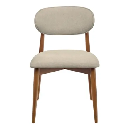 Стул Bradex Home Lucas 3 латте букле с ножками цвета орех