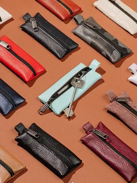 Ключница карманная кожаная