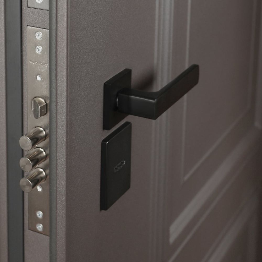 Стальная дверь Норильск с зеркалом (терморазрыв 3к)