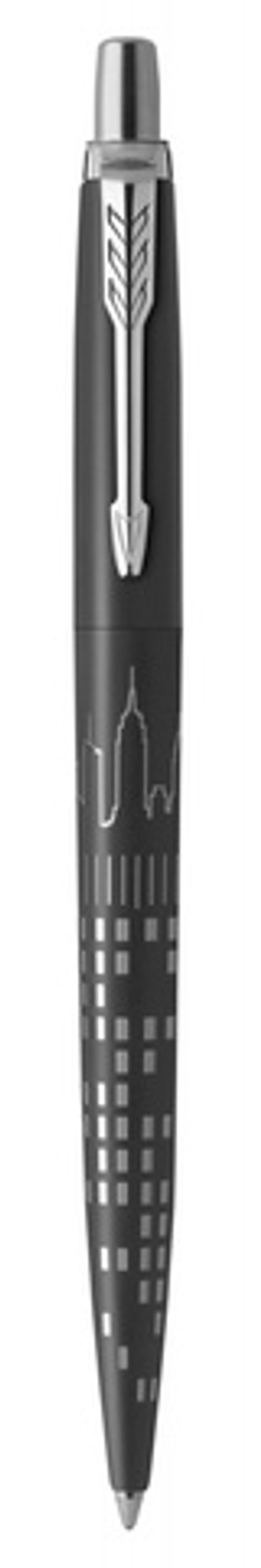 Шариковая ручка Jotter New York Black CT, стержень: M, цвет чернил: blue, в подарочной упаковке