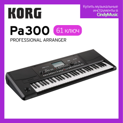Korg PA300 аранжировщик клавишный синтезатор электронный органПанель управления на английском