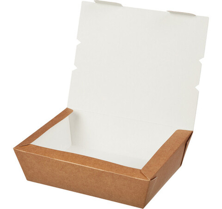 Упаковка Lunch2Go 190х150х50мм 1000мл, крафт (80 шт/уп)