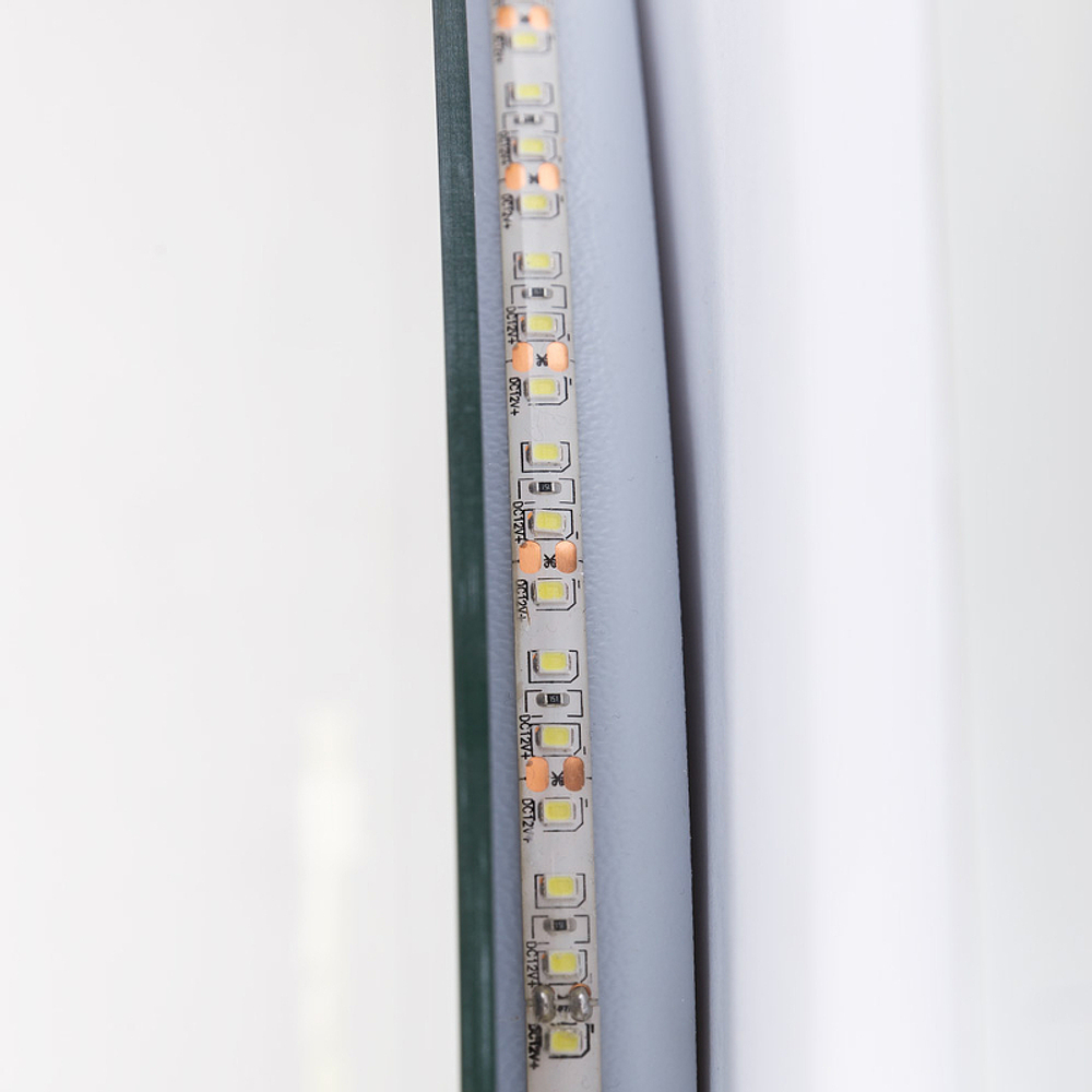 Зеркало Cezares Duet 80 CZR-SPC-DUET-800-800-LED-TCH с подсветкой с лазерной гравировкой и сенсорным выключателем