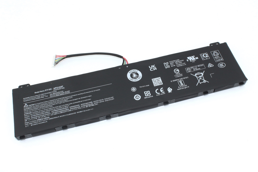 Аккумуляторная батарея для ноутбука Acer Predator PH315-55 (AP21A8T) 15.4V 90.61Wh