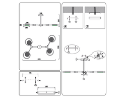 Ambrella Подвесной светодиодный светильник LineTech FL51611