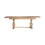 Прямоугольный раздвижной стол Berca натуральный цвет 200x100