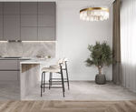 Керамогранит Laparet Crystal 60x60 см 1.44 м² лаппатированный цвет серый