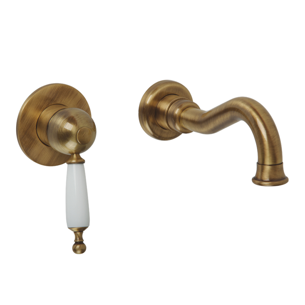 Смеситель для раковины настенный  Migliore Oxford 19092 бронза купить