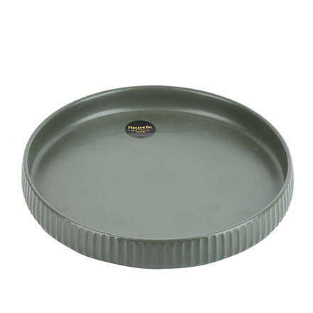 Тарелка" .Green Olive" d=21см h=3см (без упаковки)