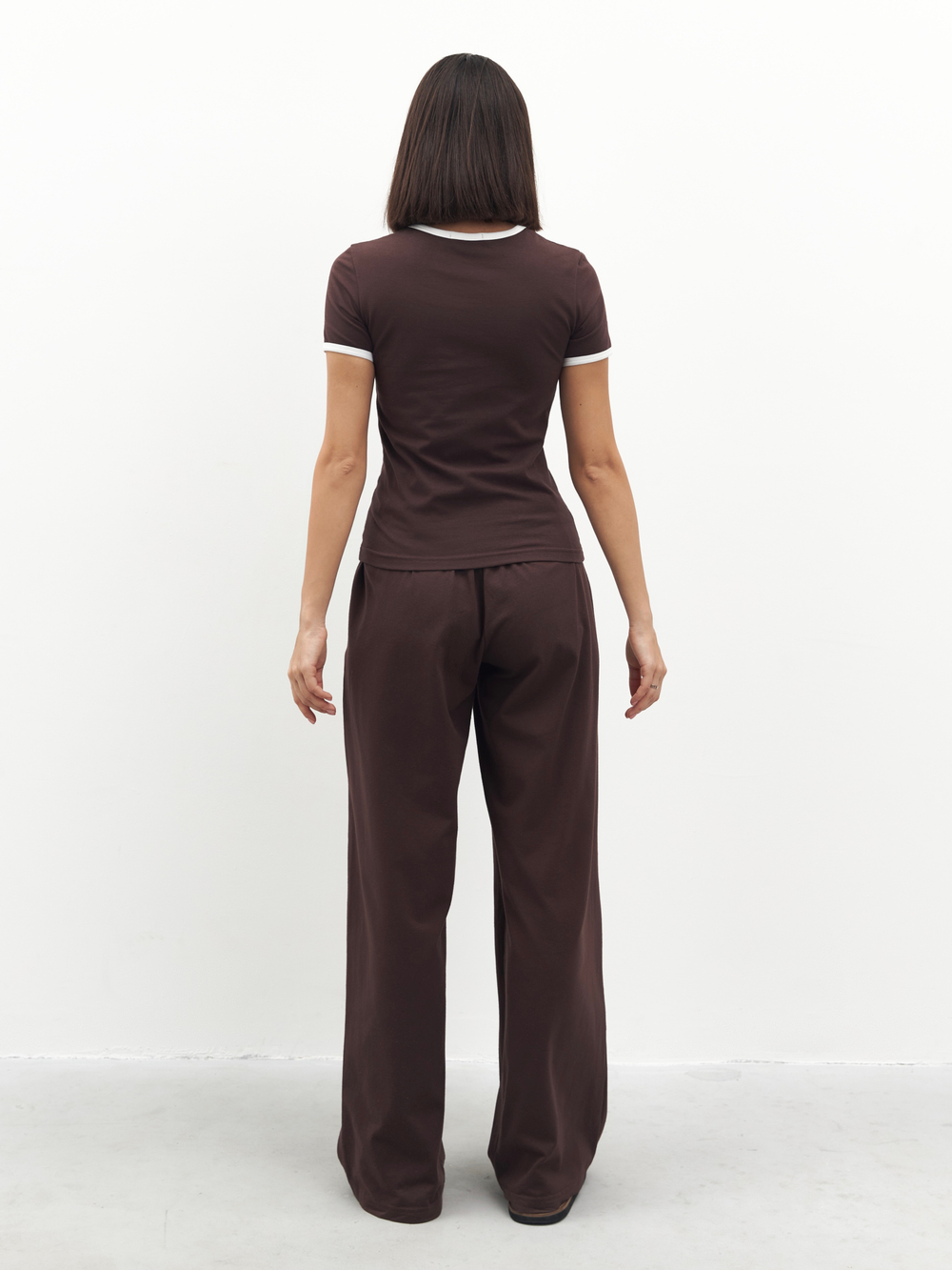 Брюки широкие домашние