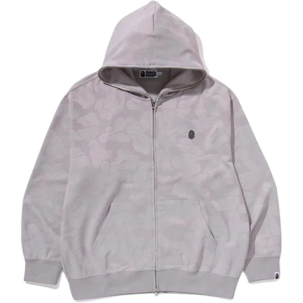 A Bathing Ape Solid Camo Jacquard One Point Relaxed Fit Zip Худи