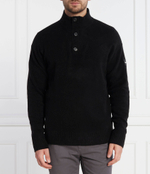 Свитер LYCRA BLEND BUTTON QUARTER ZIP Calvin Klein - черный(K10K111960)