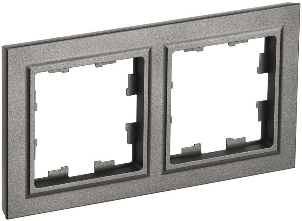 Рамка 2-м BRITE РУ-2-БрШ шампань IEK BR-M22-K37